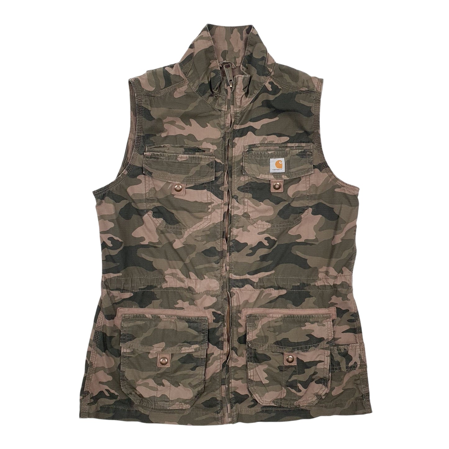 Mens Green Carhartt Camo  Coat