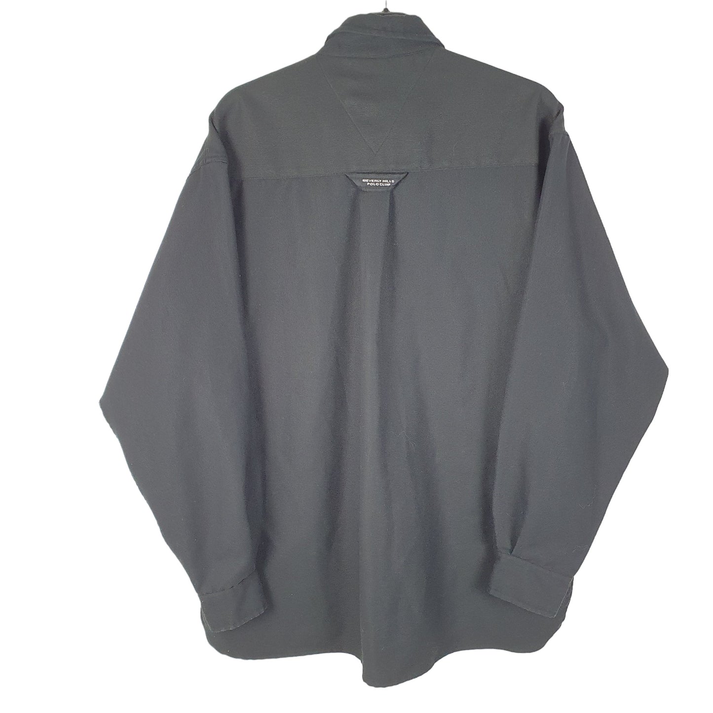 Mens Black Beverly Hills Polo Club  Long Sleeve Shirt