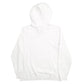 Mens White Roots Canada Spellout Hoodie Jumper