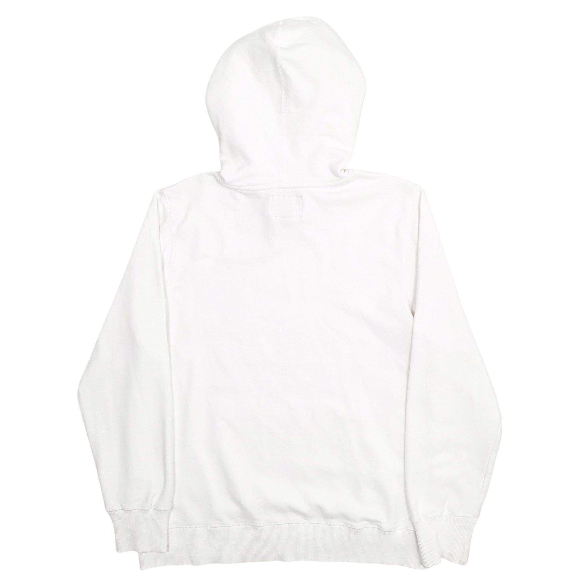 Mens White Roots Canada Spellout Hoodie Jumper