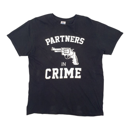 Mens Black Delta Apparel Graphic Short Sleeve T Shirt