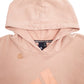 Mens Peach Adidas Spellout Hoodie Jumper