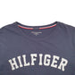 Womens Blue Tommy Hilfiger Spellout Short Sleeve T Shirt