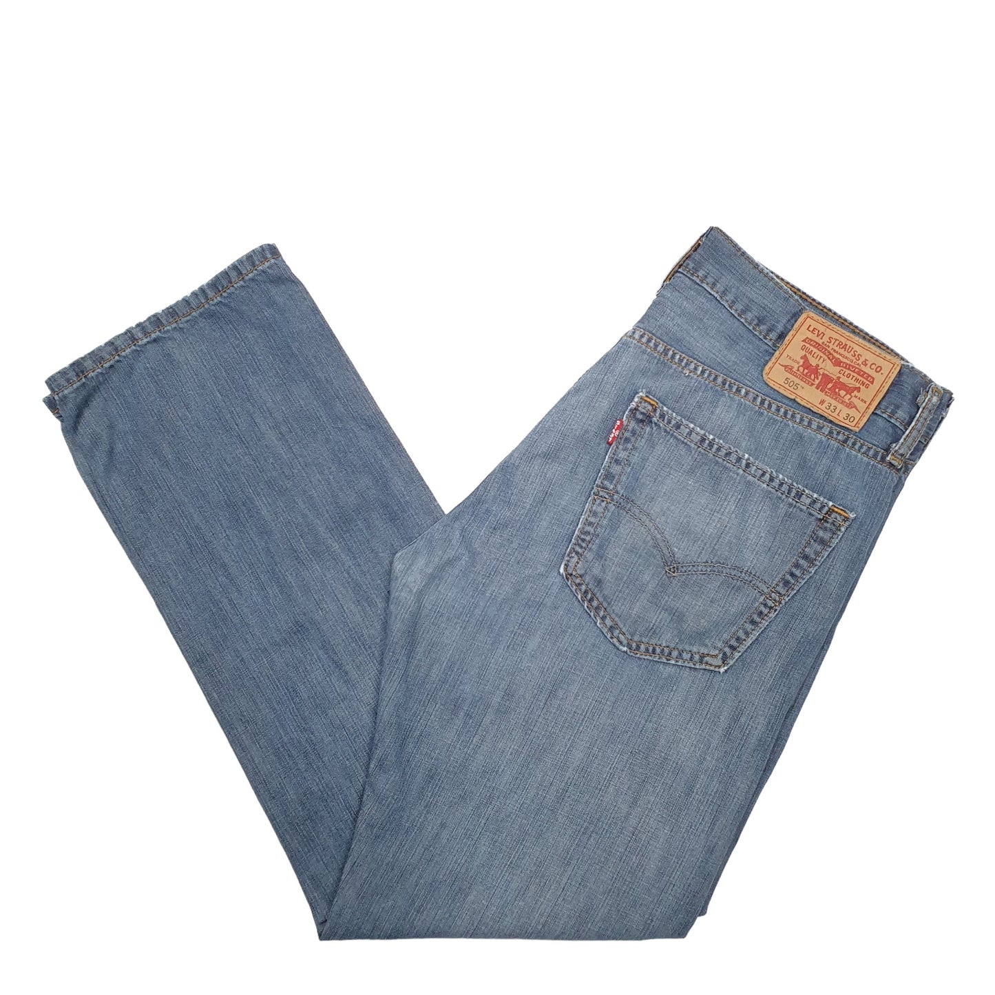 Mens Blue Levis  505 JeansW33 L30
