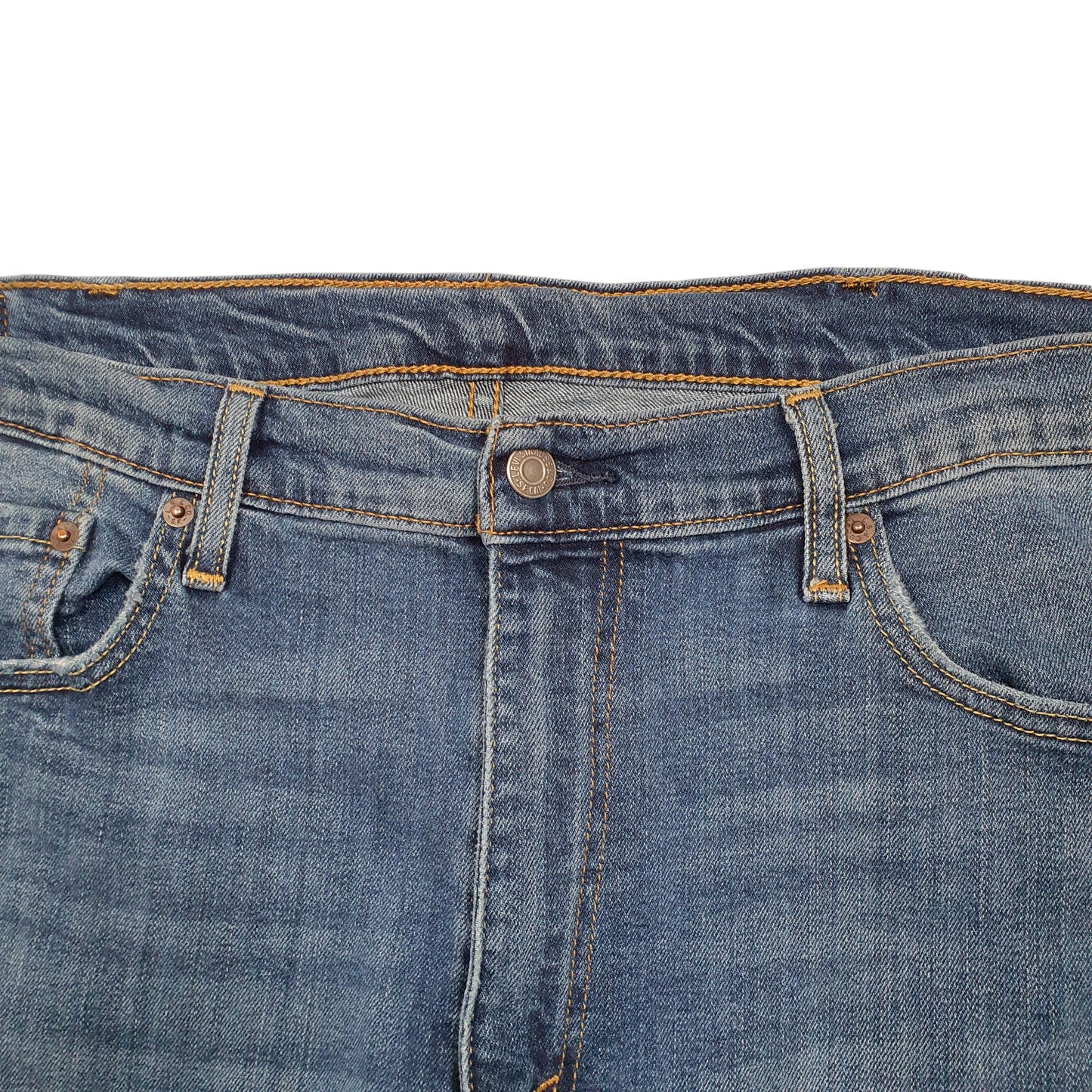 Mens Blue Levis Stretch 513 JeansW38 L32