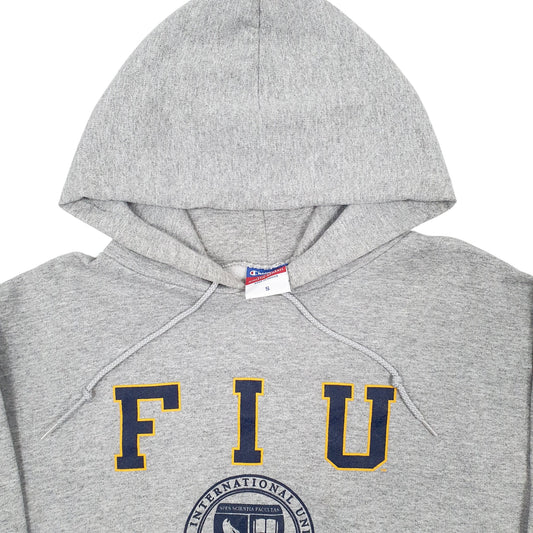 Womens Grey Champion Florida International University Hoodie Jumper