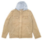 Mens Brown Levis Hooded Sherpa  Coat