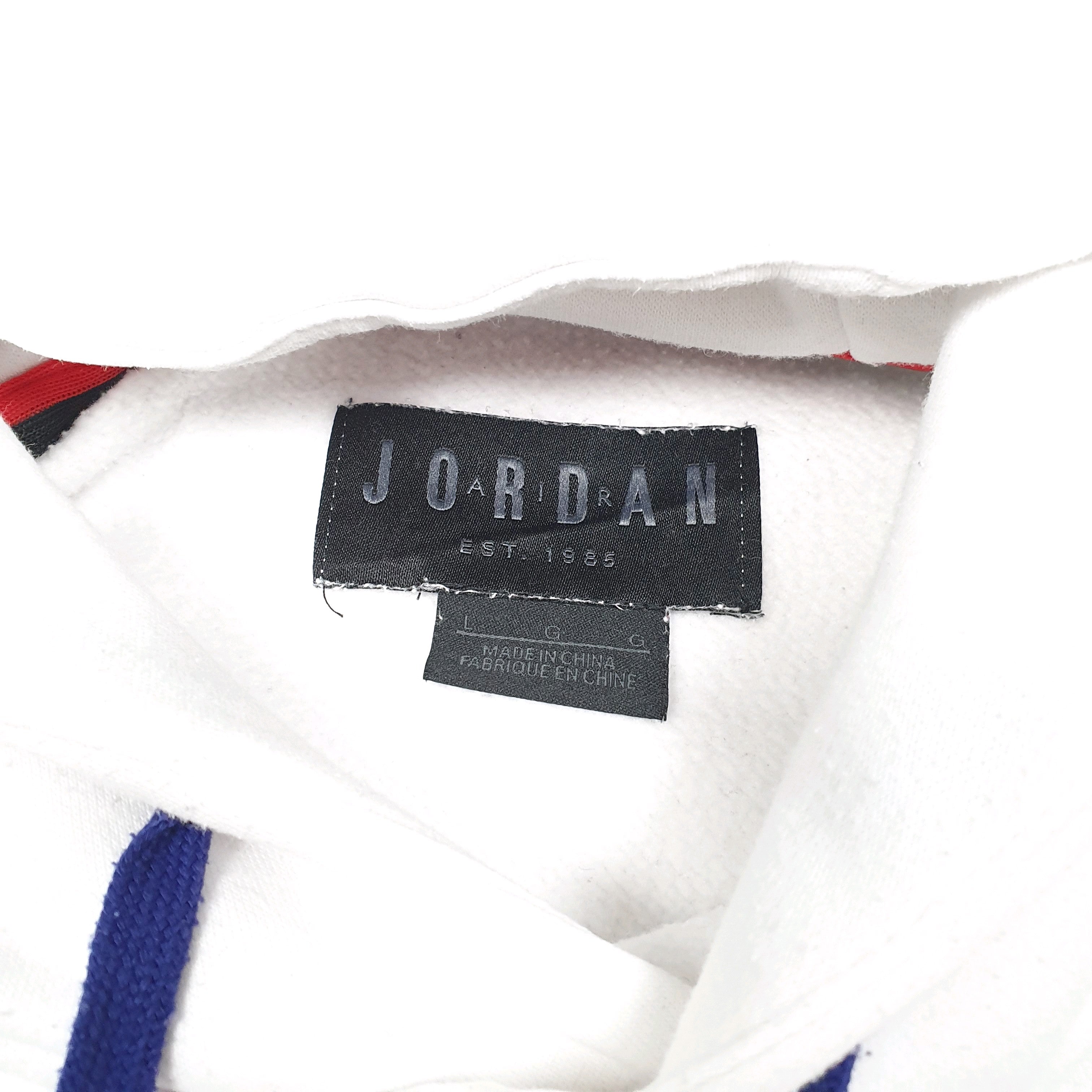jordan white hoodie mens