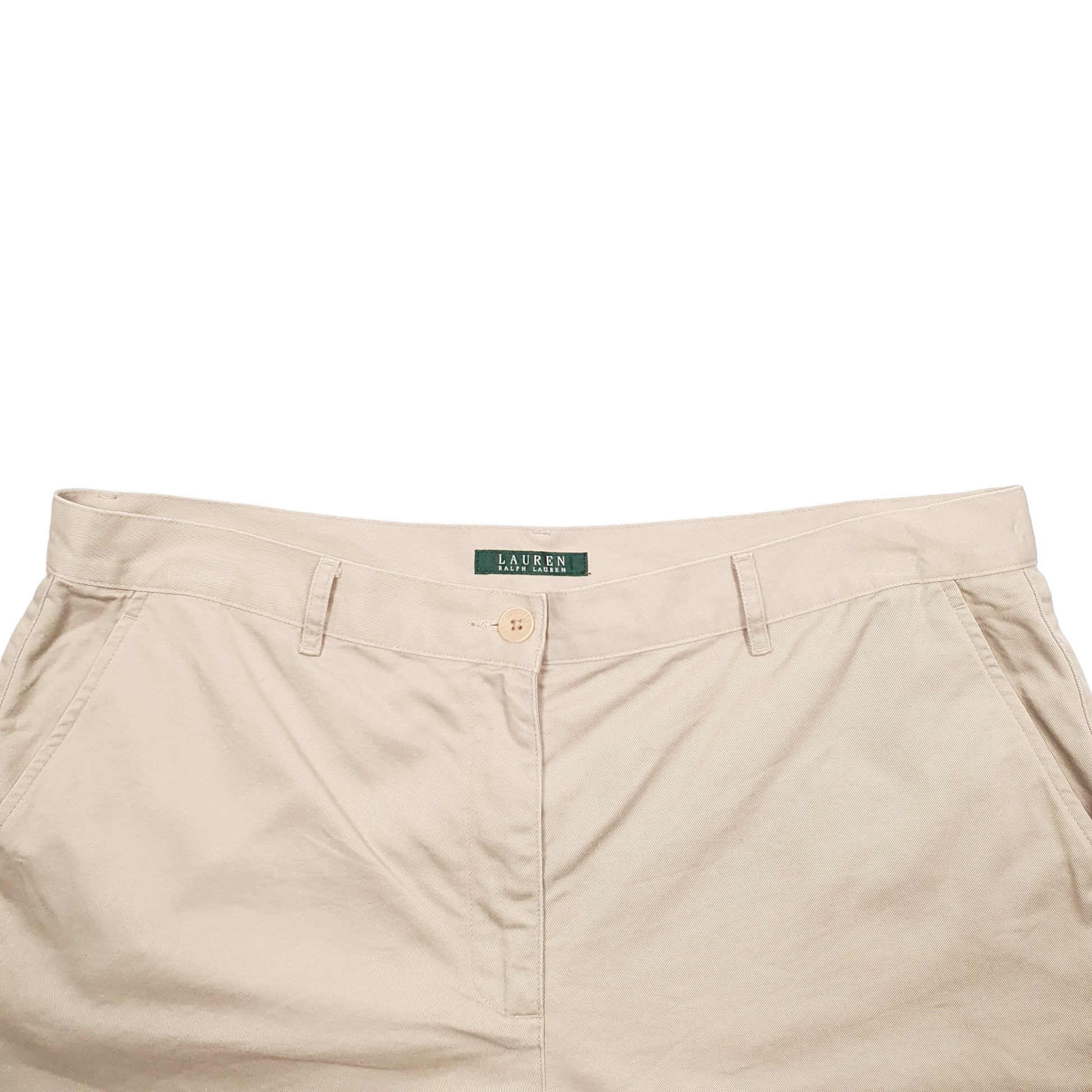 Womens Beige Ralph Lauren  Chino Shorts