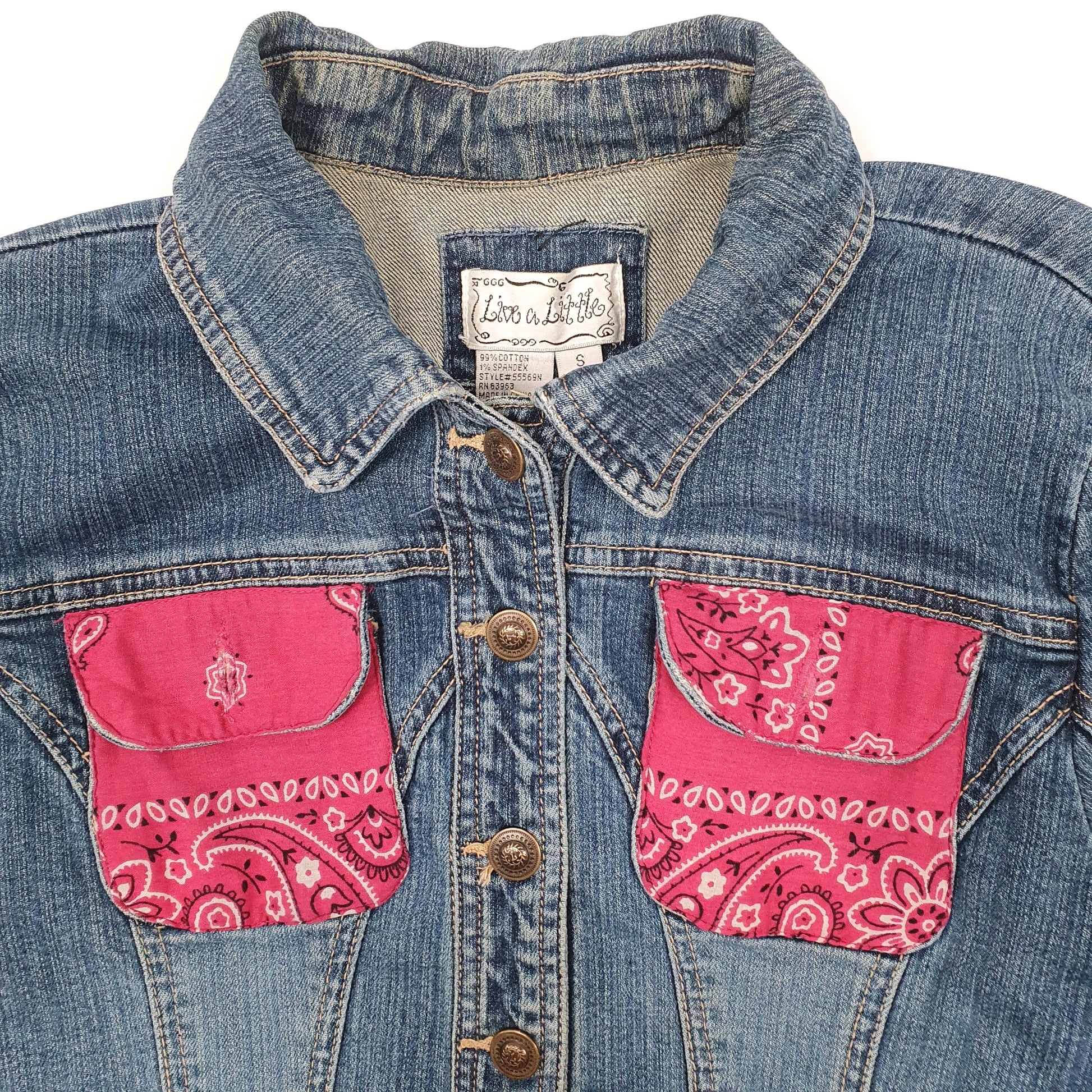 Mens Blue Live A Little   Coat