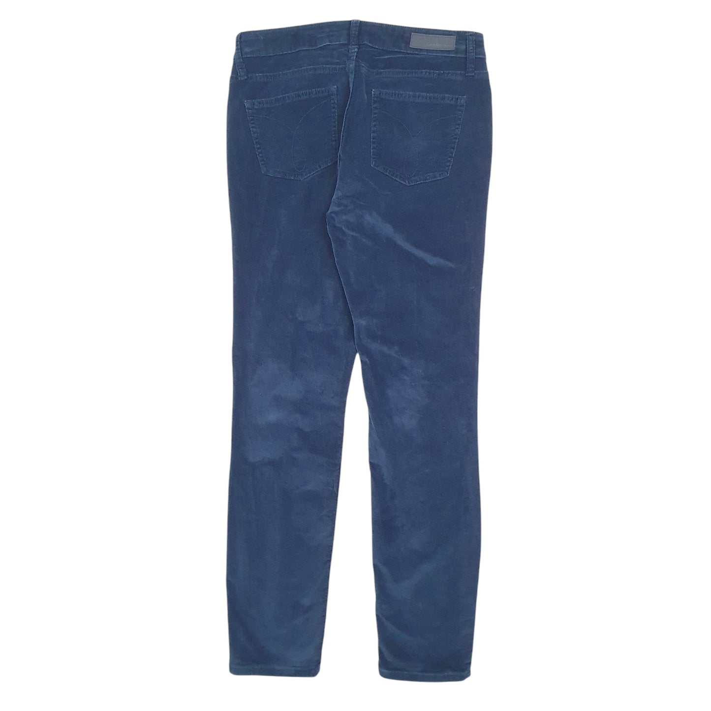 Womens Blue Calvin Klein  Corduroy Trousers