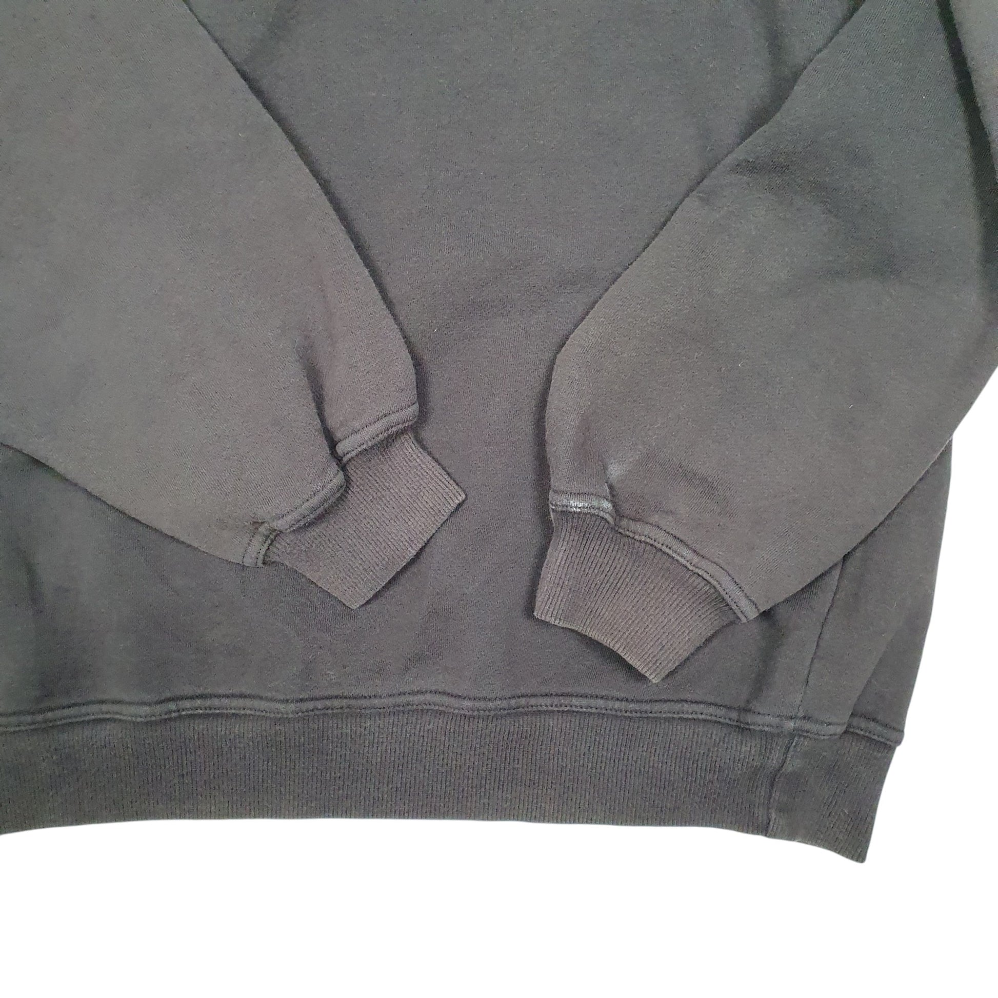 Mens Black Fila  Quarter Zip Jumper