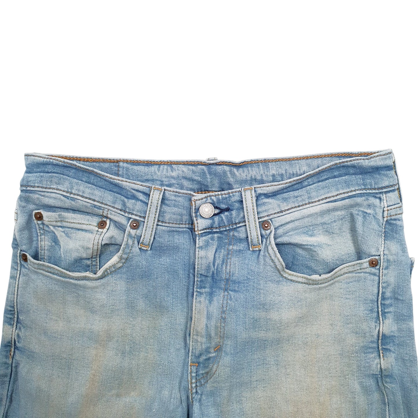 Mens Blue Levis Stretch Fit Waist Casual JeansW32 L30