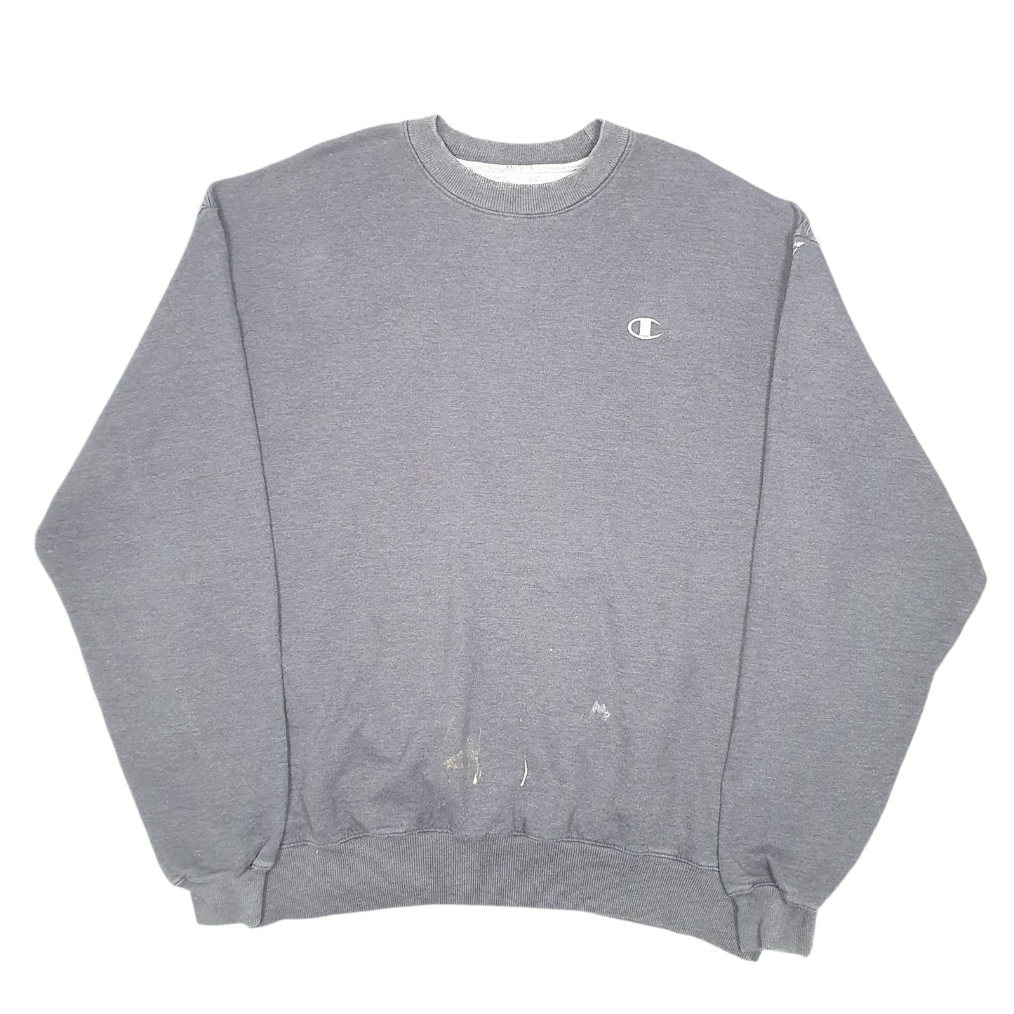 Mens Grey Champion  Crewneck Jumper