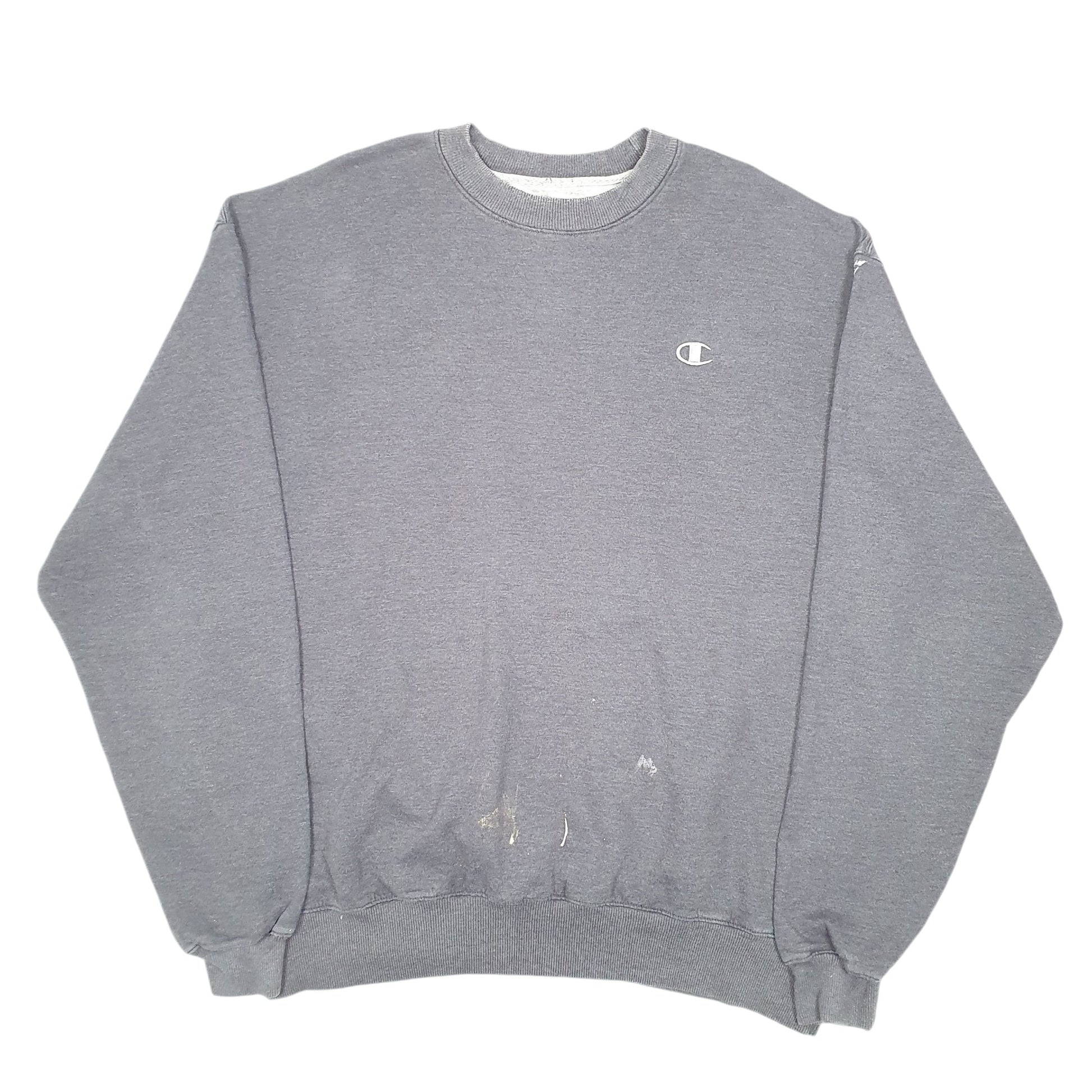 Mens Grey Champion  Crewneck Jumper