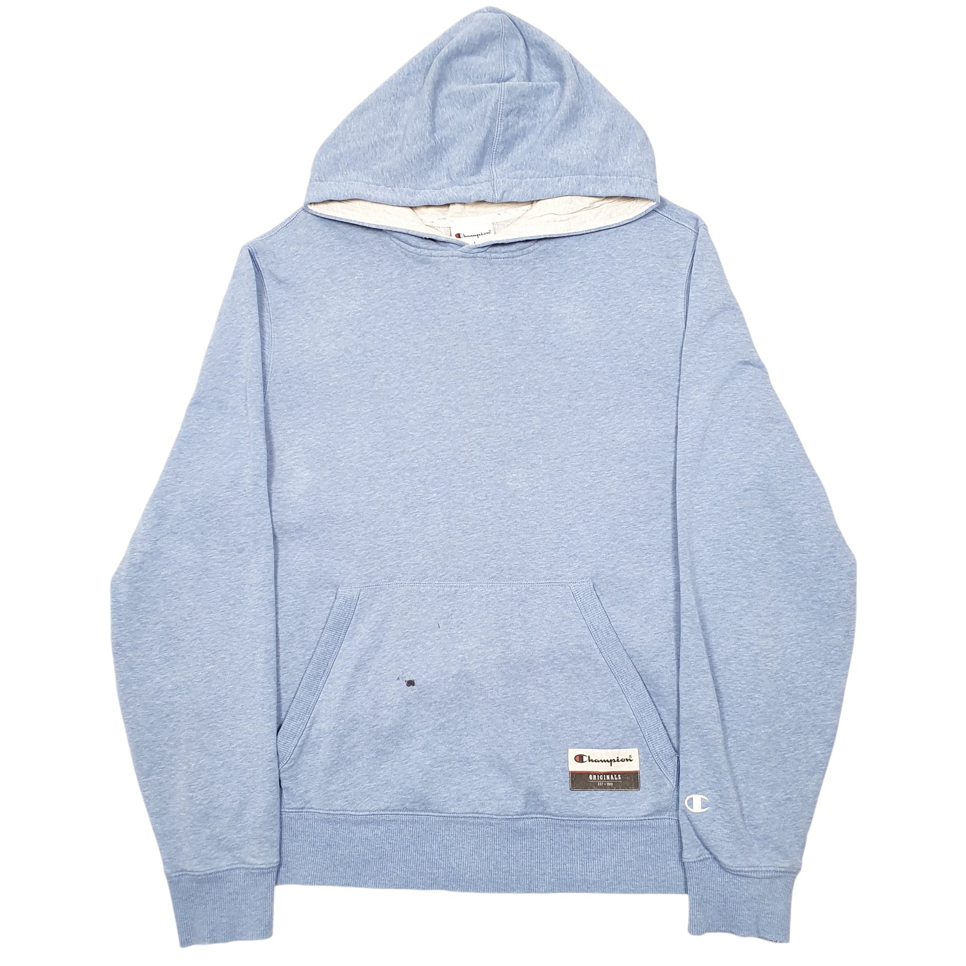Mens Blue Champion  Hoodie Jumper