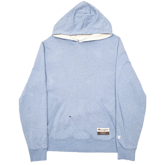Mens Blue Champion  Hoodie Jumper