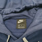 Mens Navy Nike Spellout Hoodie Jumper
