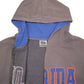 Mens Grey Stadium Florida Spellout Crocodile Sport Full Zip Jumper