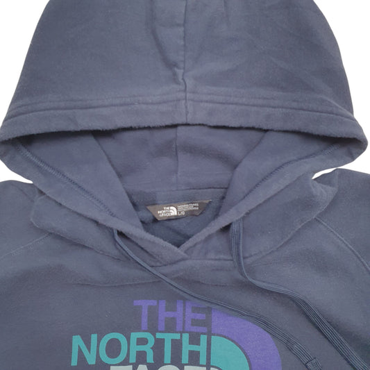 Womens Navy The North Face Spellout Hoodie Jumper