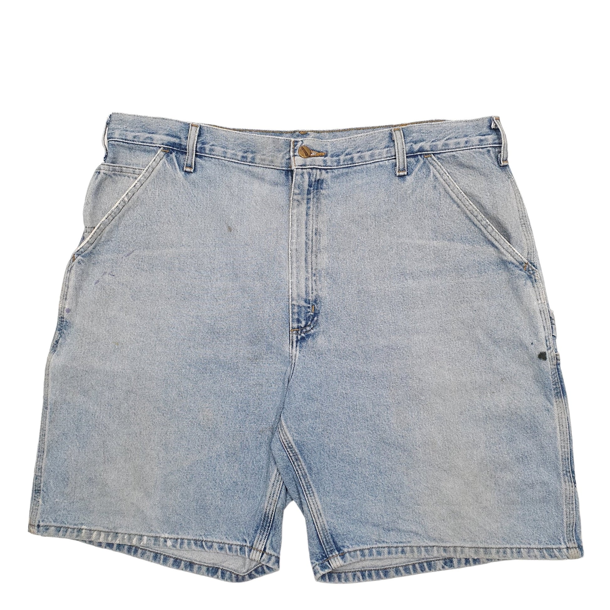Mens Blue Carhartt Workwear B29 STW Carpenter Shorts