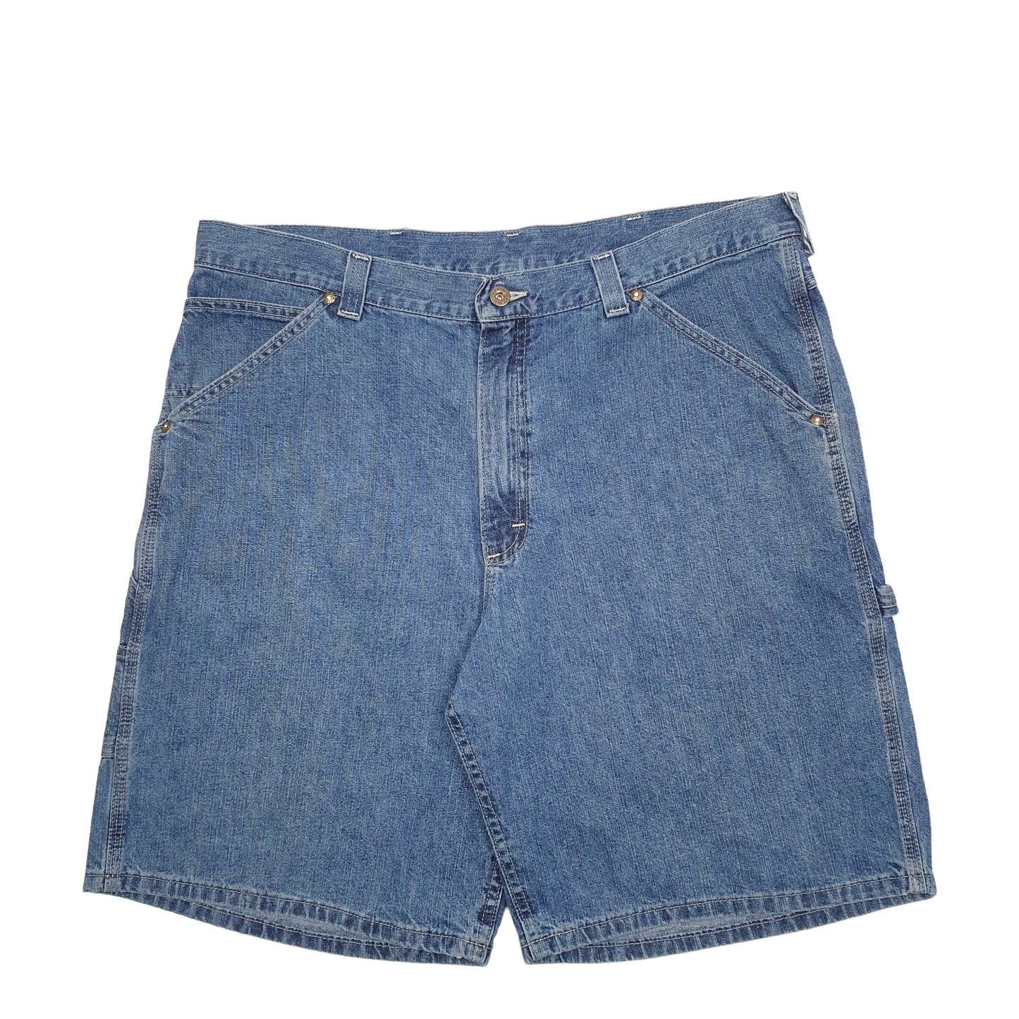 Mens Blue Lee Dungarees Carpenter Shorts
