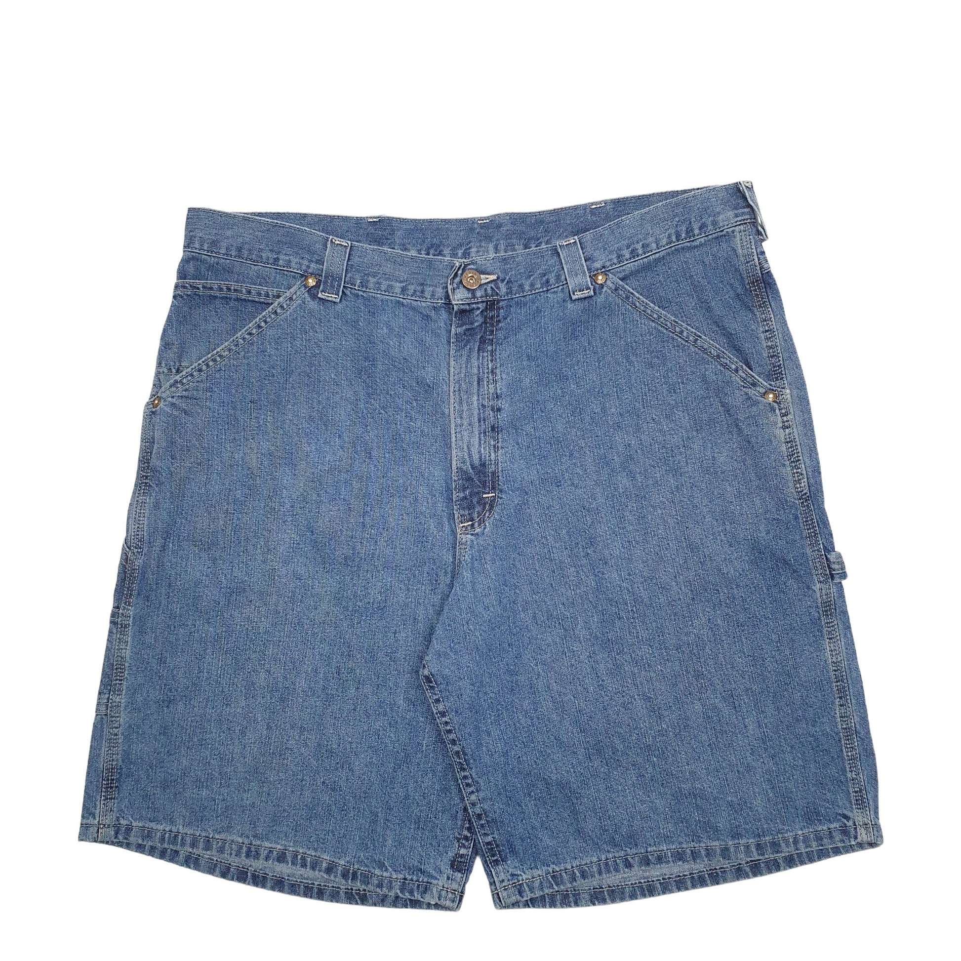 Mens Blue Lee Dungarees Carpenter Shorts