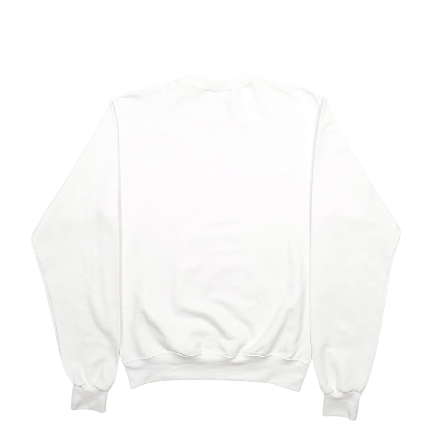 Mens White Champion Detroit Football Spellout Crewneck Jumper