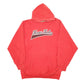 Mens Red Steve And Barrys Texas Tech College Reverse Weave Hoodie Jumper