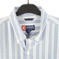 Mens Blue Chaps  Long Sleeve Shirt