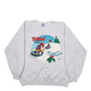 Mens Grey Sun Sun Sun California Raisins Cartoon Vintage 90's Crewneck Jumper