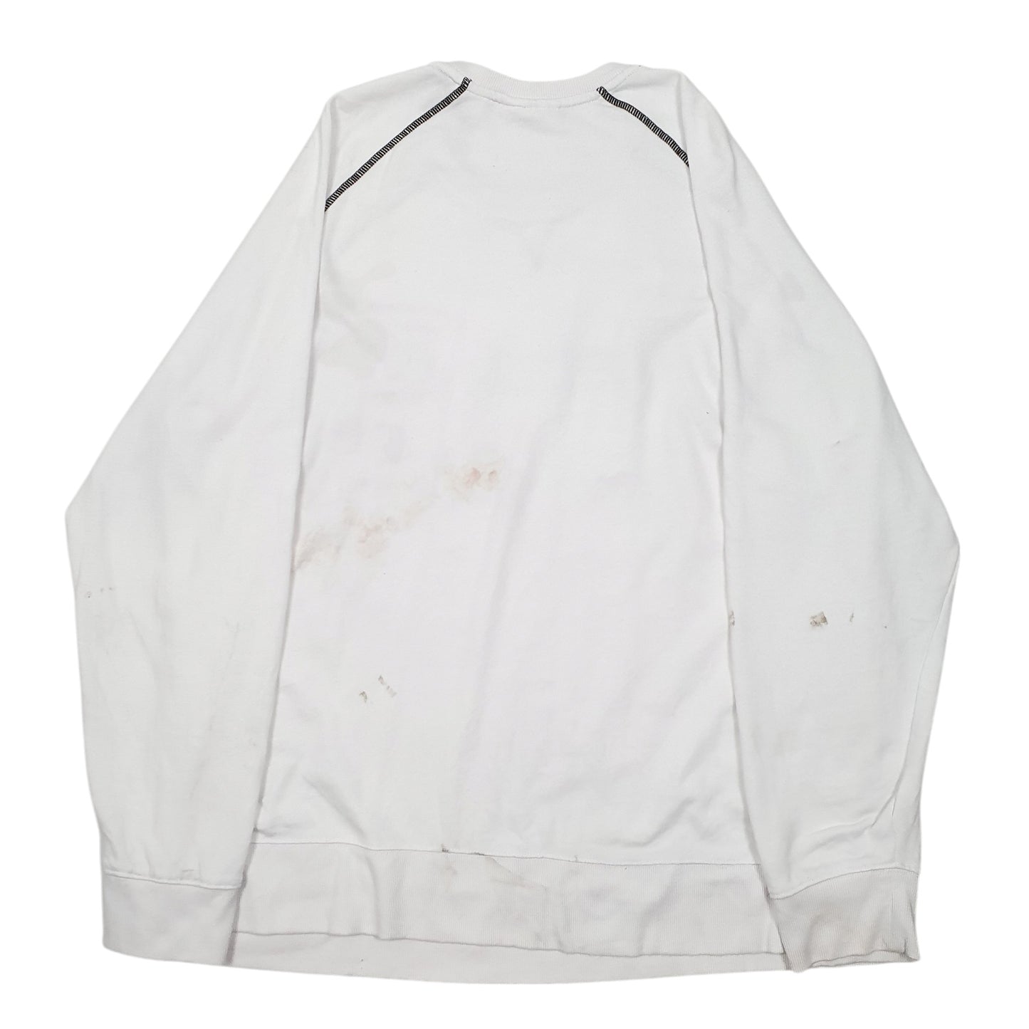 Womens White Reebok  Crewneck Jumper