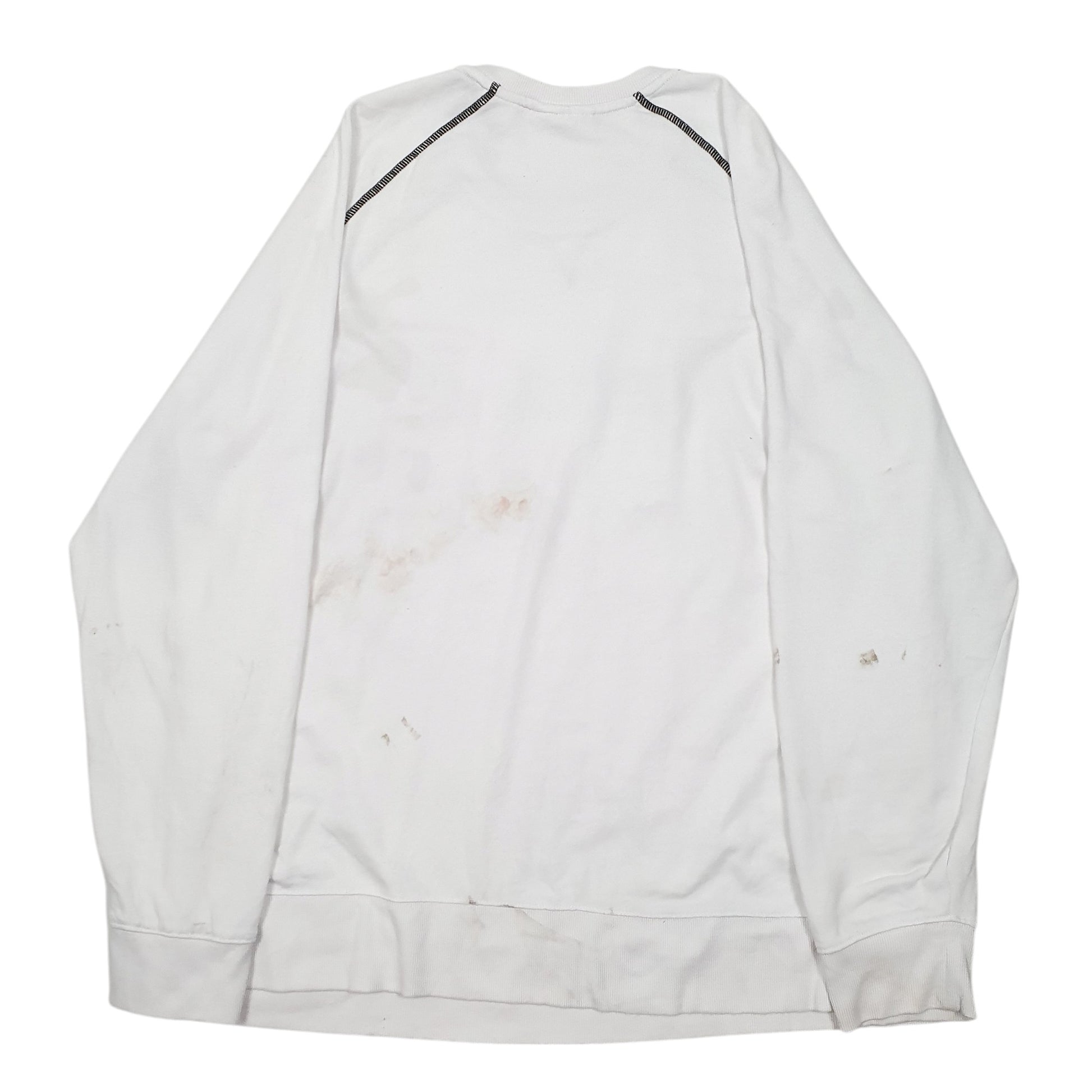 Womens White Reebok  Crewneck Jumper