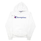 Mens White Champion  Hoodie Jumper