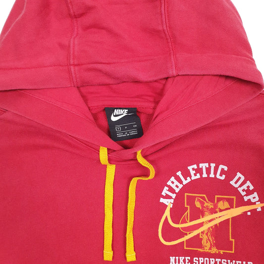 Mens Red Nike Athletic Dept Hoodie Jumper