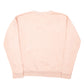 Womens Pink Adidas Spellout Three Stripe Crewneck Jumper