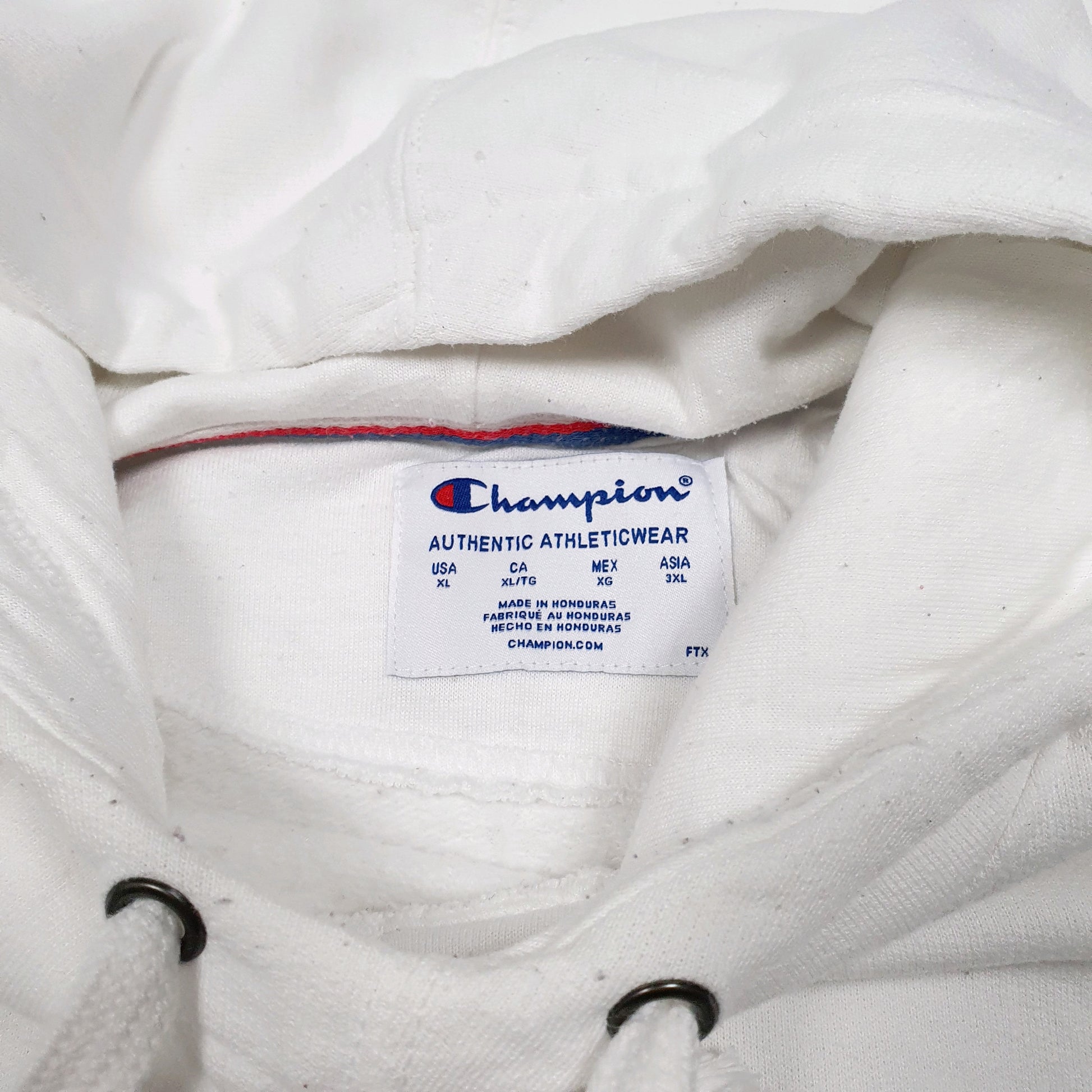 Womens White Champion  Hoodie Jumper