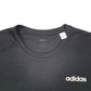 Womens Black Adidas Climalite Active Workout Gym Running Short Sleeve T Shirt
