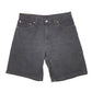 Mens Black Levis Denim Jeans Jorts 550 Relaxed Baggy Denim Shorts