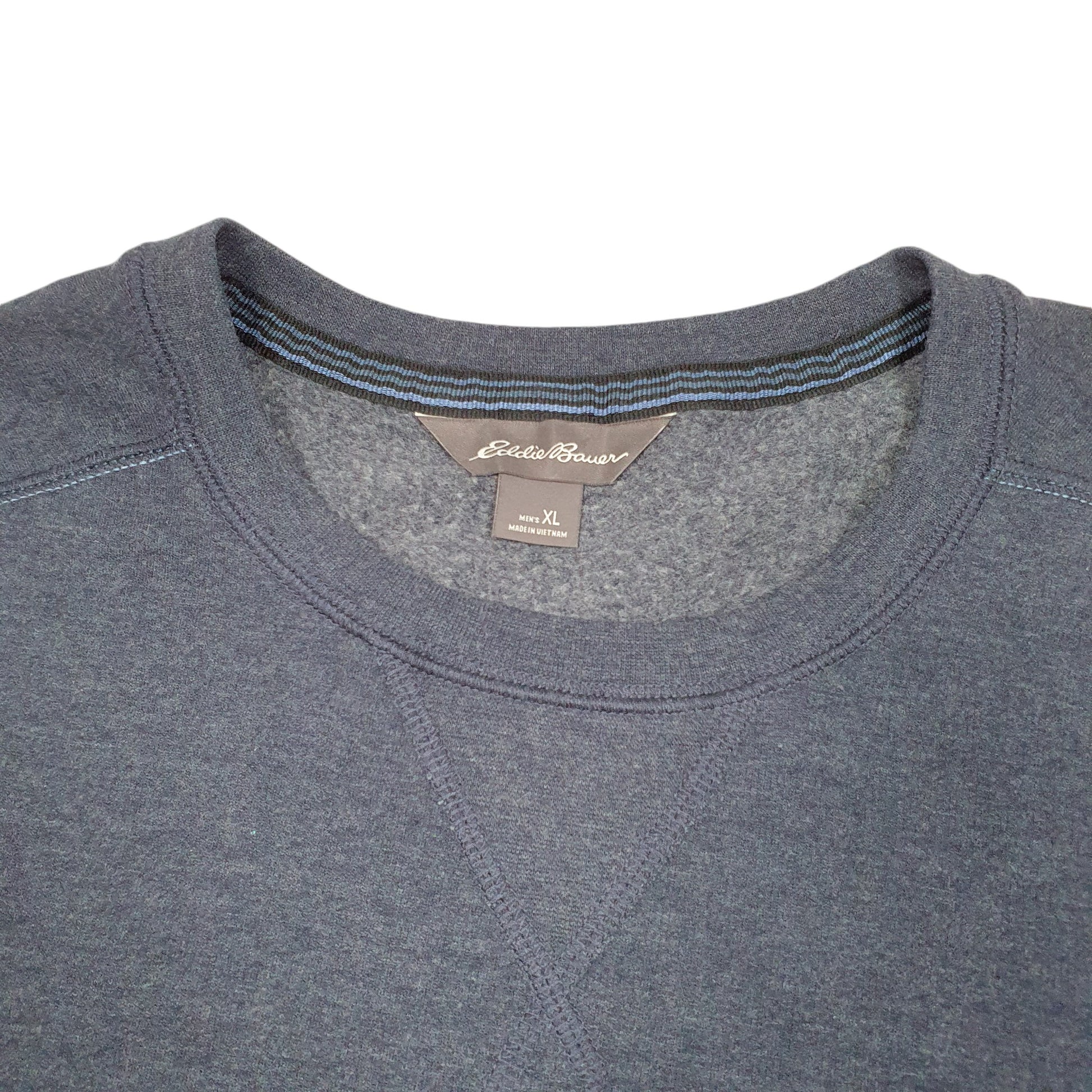Mens Grey Eddie Bauer Sweater Sweat Crewneck Jumper