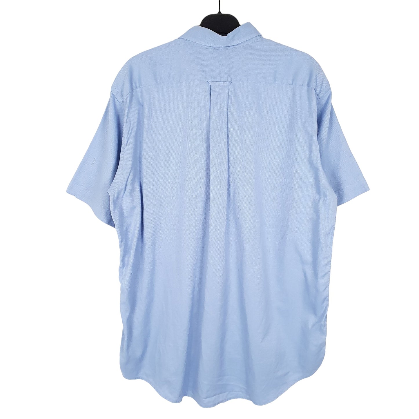 Mens Blue Lacoste  Short Sleeve Shirt