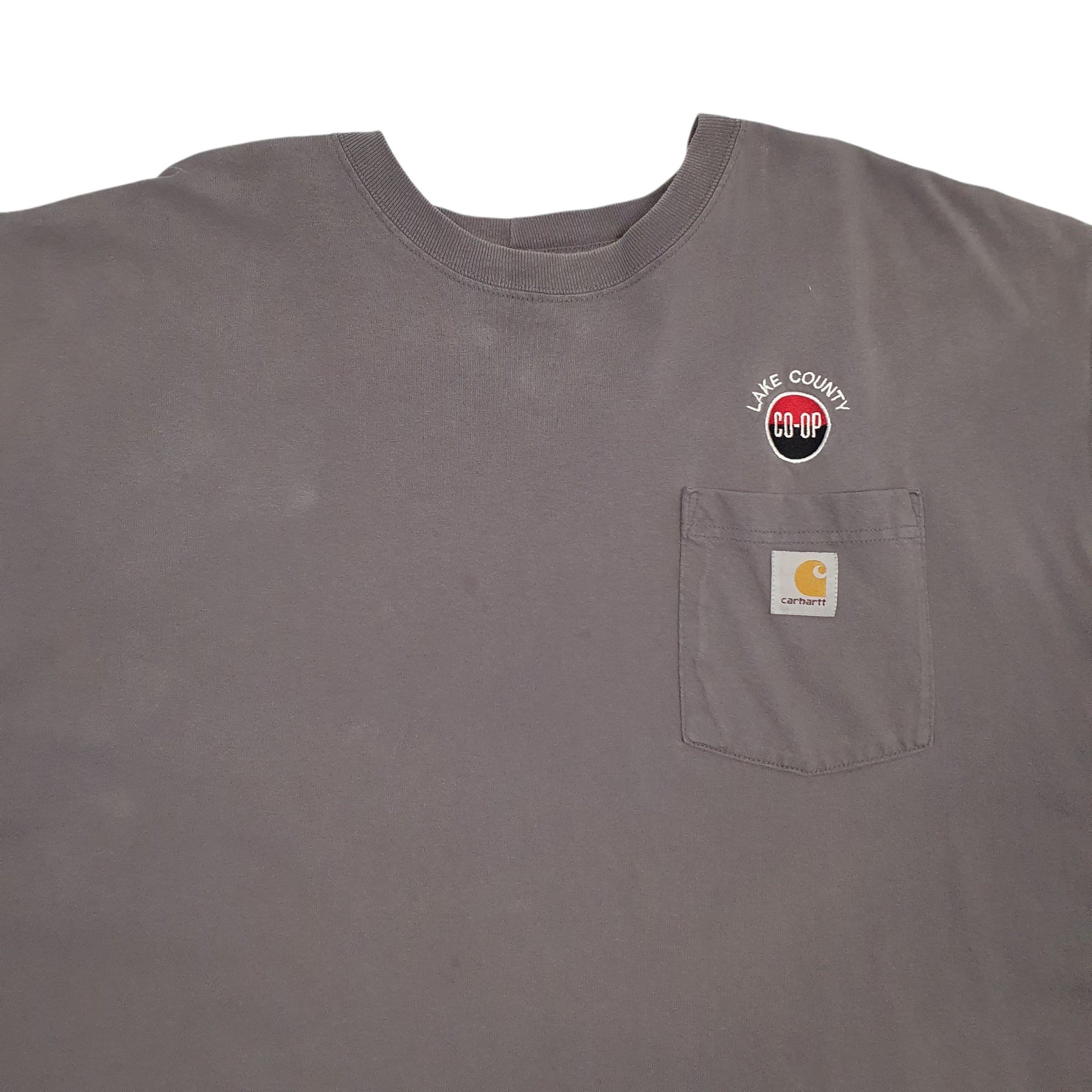 Mens Grey Carhartt  Short Sleeve T Shirt