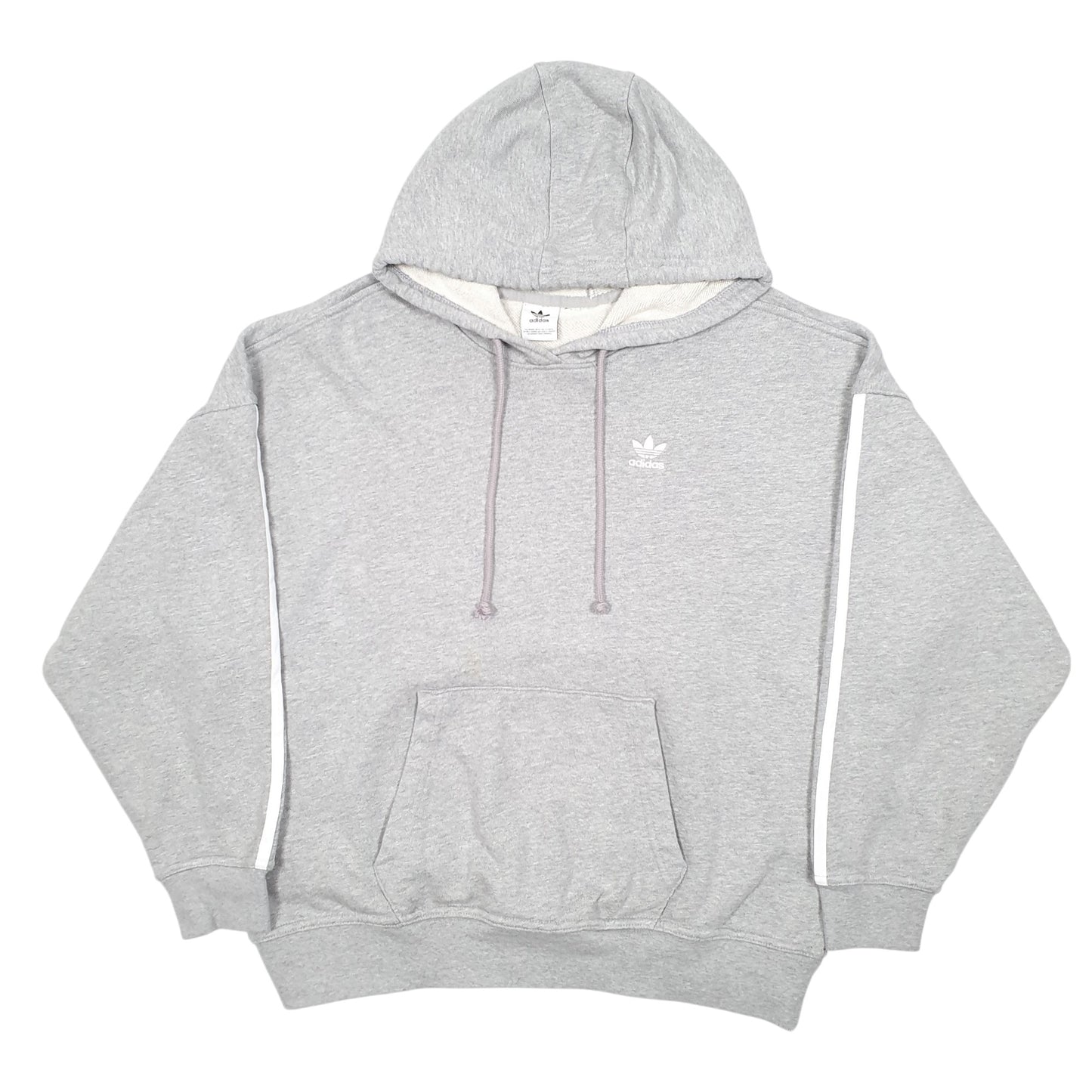 Womens Grey Adidas  Hoodie Jumper
