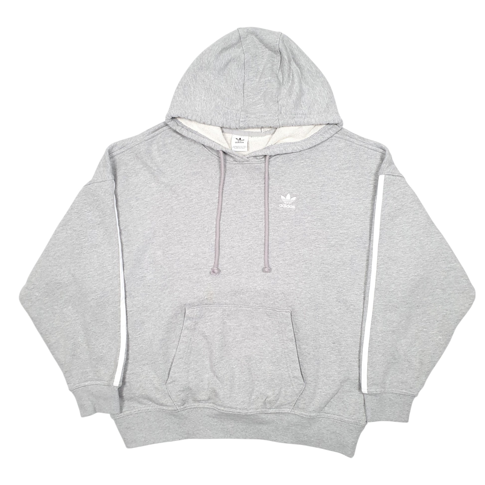 Womens Grey Adidas  Hoodie Jumper