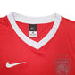 Mens Red Nike Dri Fit Football Short Sleeve T Shirt