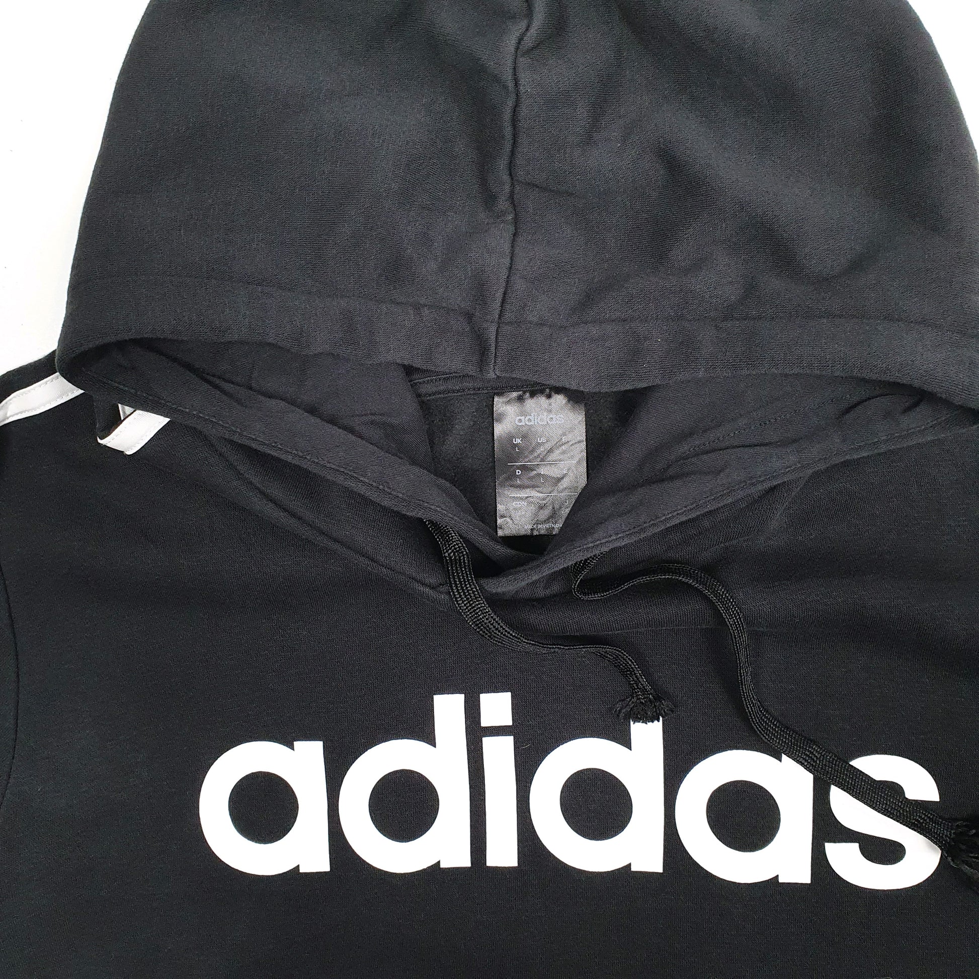 Mens Black Adidas  Hoodie Jumper