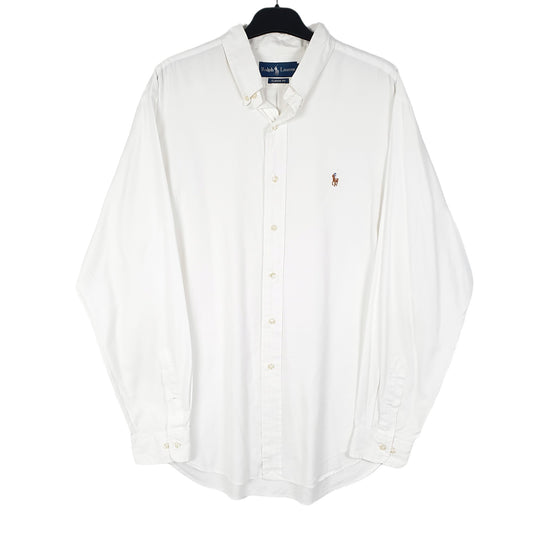 Mens White Ralph Lauren  Long Sleeve Shirt