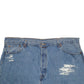 Womens Blue Levis 501 Denim Jorts Denim Shorts