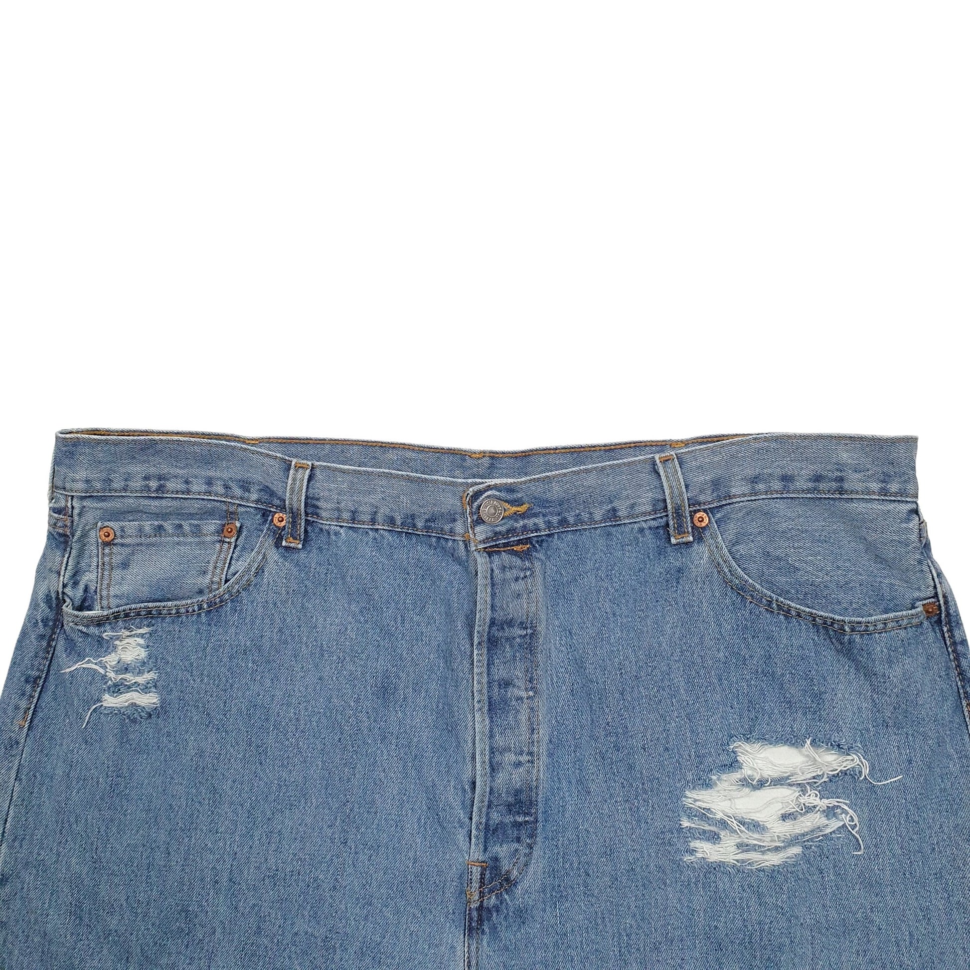 Womens Blue Levis 501 Denim Jorts Denim Shorts