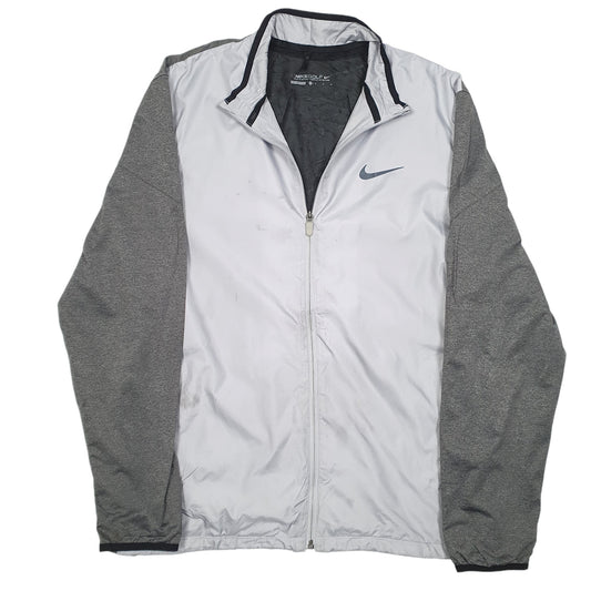 Mens Grey Nike Golf Full Zip Coat